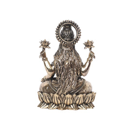 Brass Kamala Lakshmi Idol