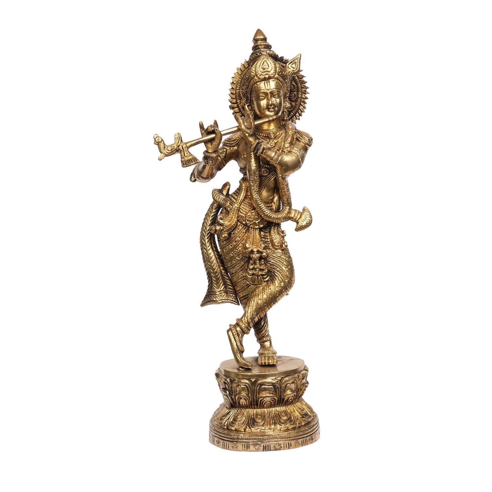 Brass Krishna Idol