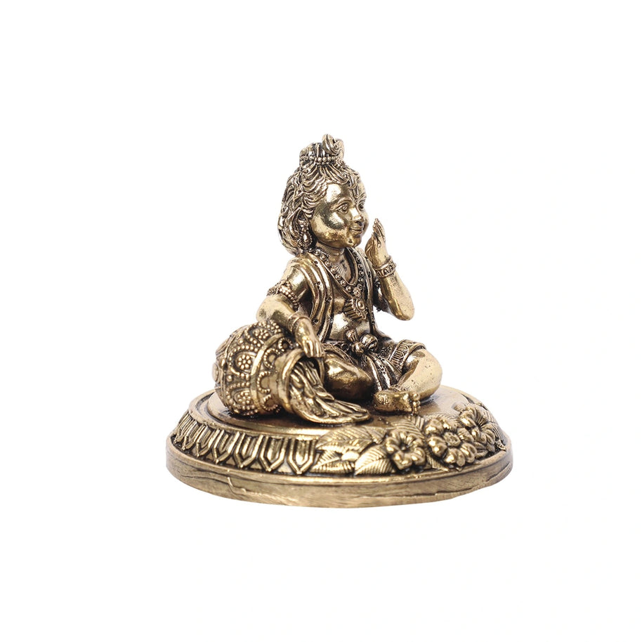 Brass Laddu Gopal Idol