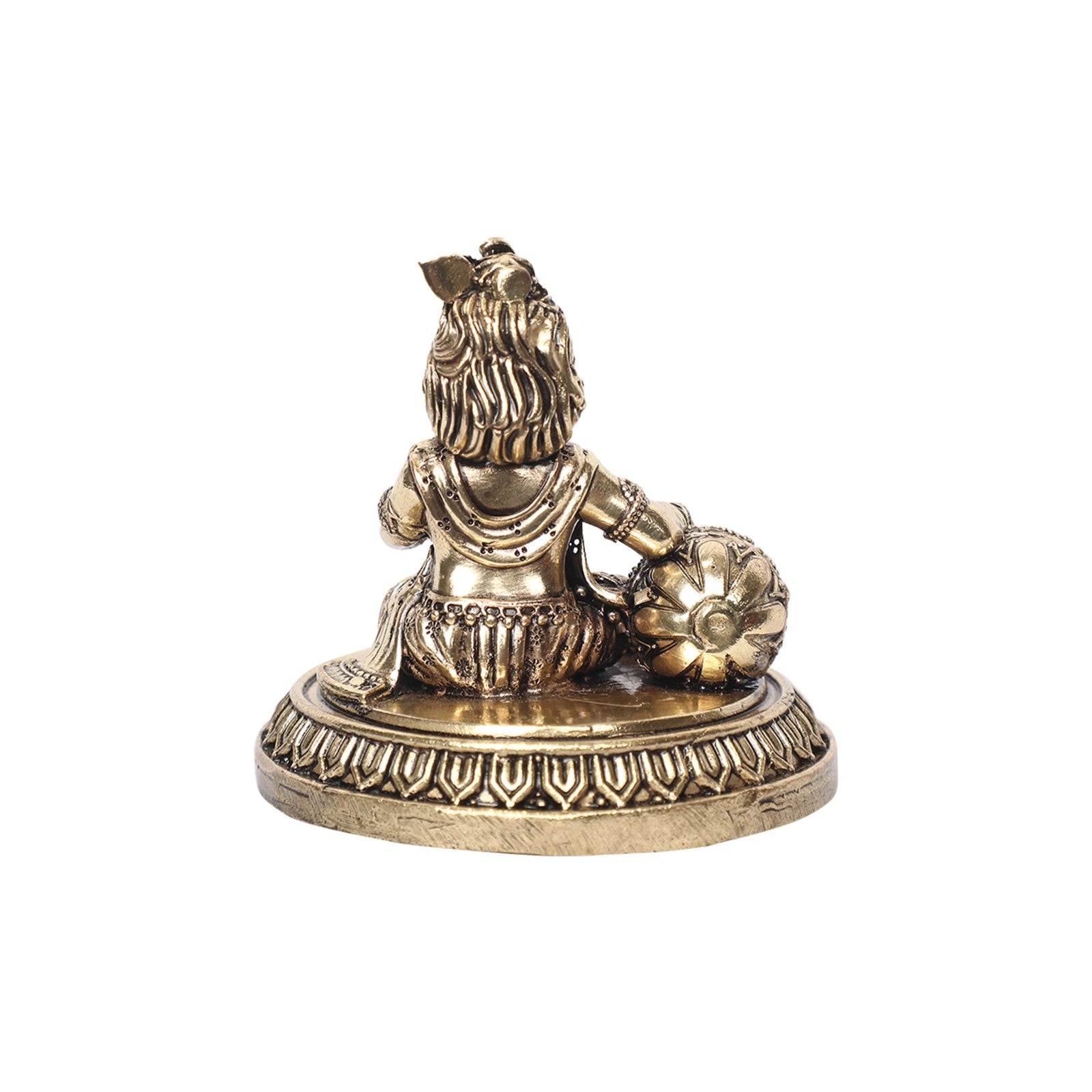 Brass Laddu Gopal Idol