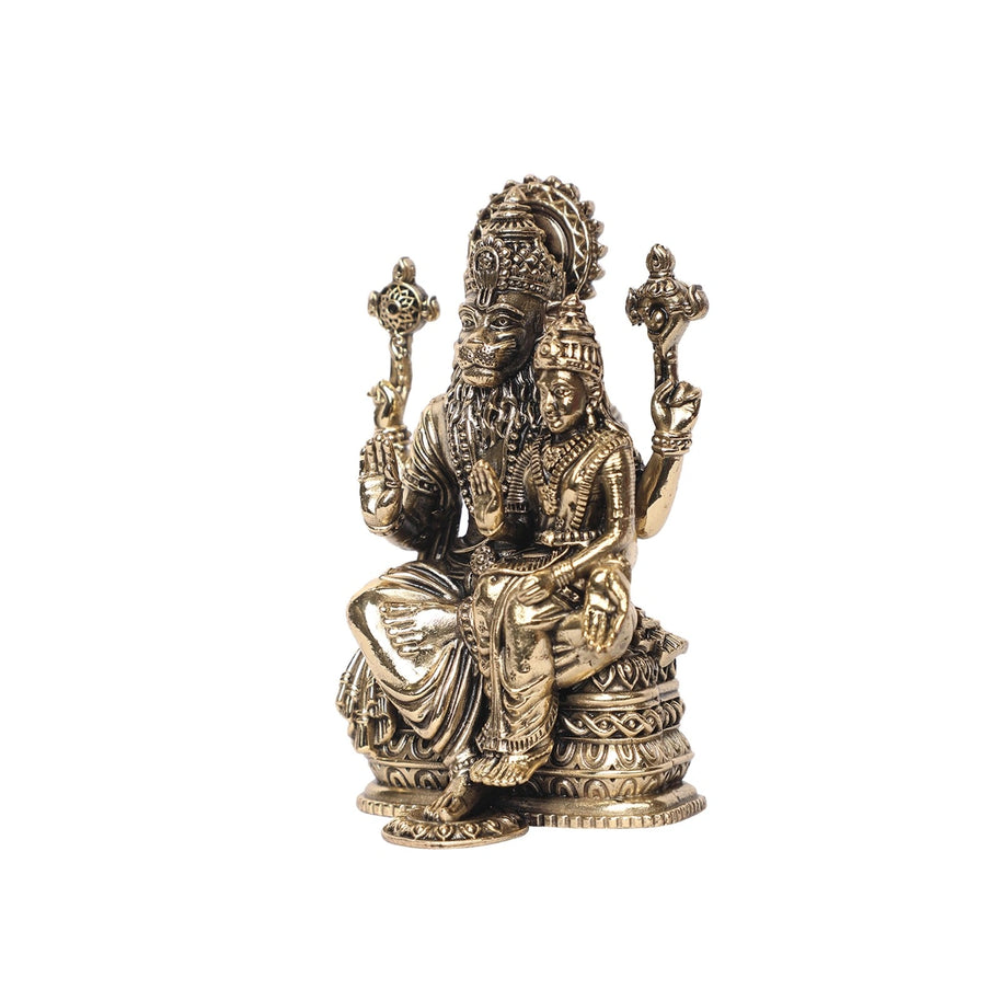 Brass Lakshmi Narasimha Idol