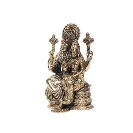 Brass Lakshmi Narasimha Idol