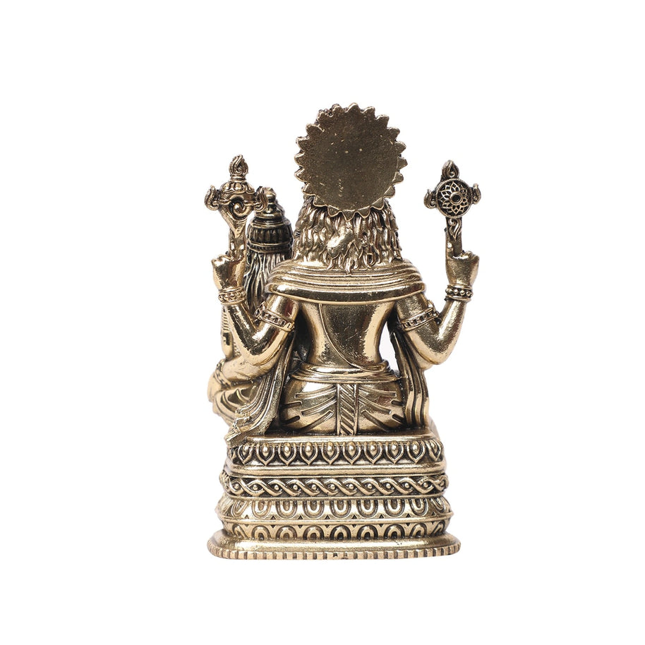 Brass Lakshmi Narasimha Idol