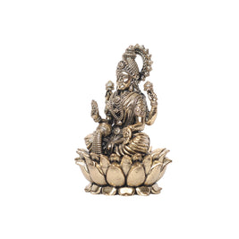 Brass Lakshmi Sitting Idol