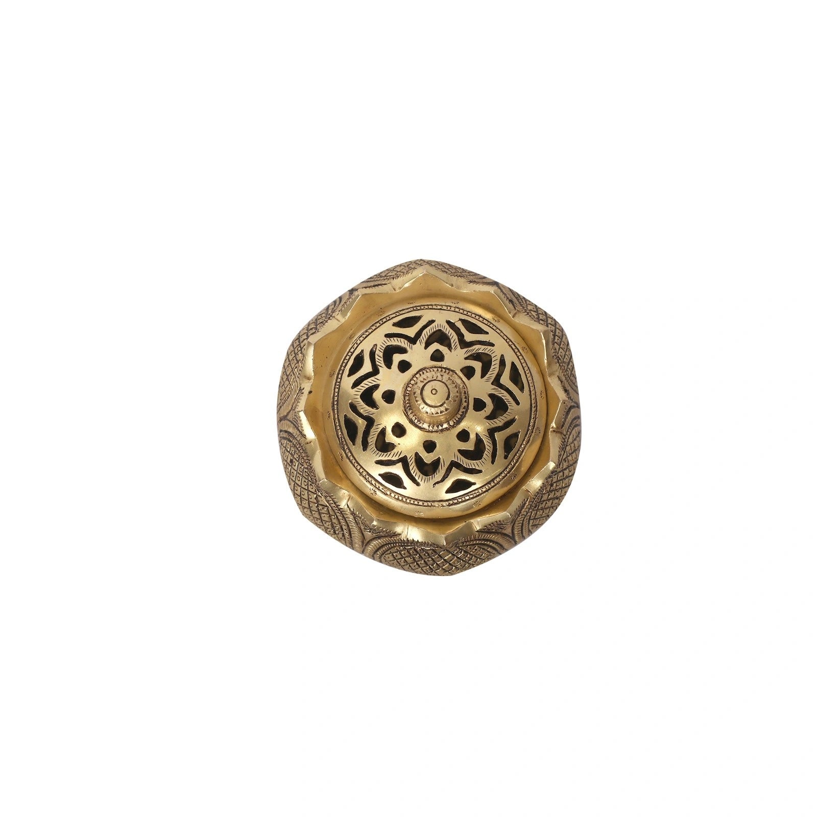 Brass Lotus Dhoop Dani