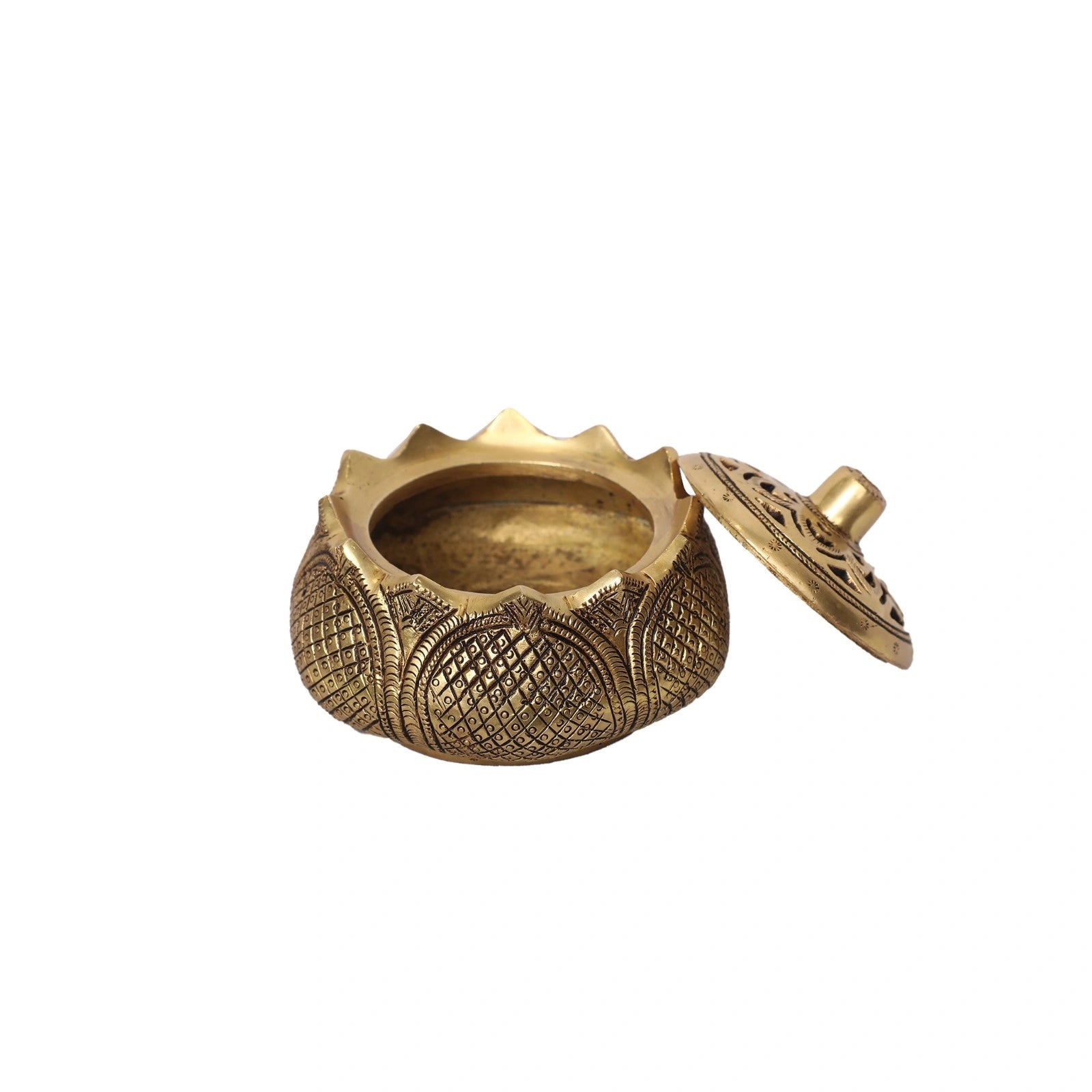 Brass Lotus Dhoop Dani