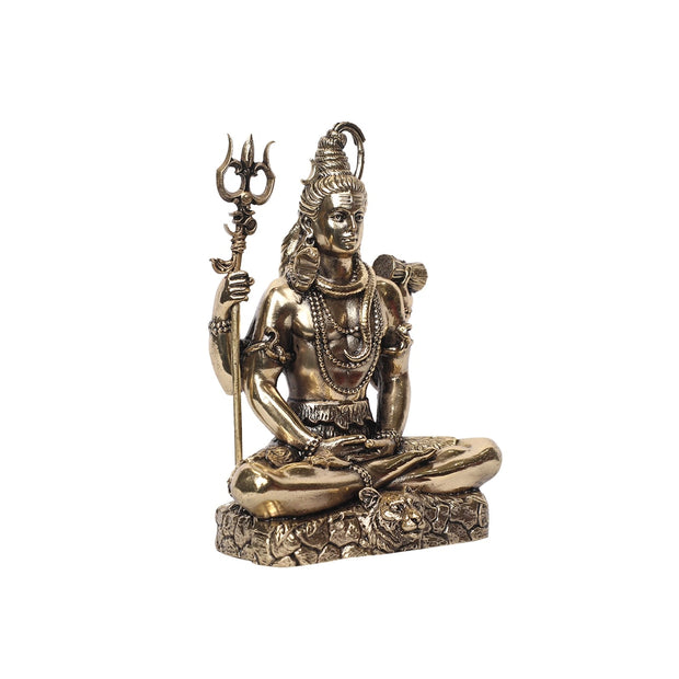 Brass Meditating Shiva Idol
