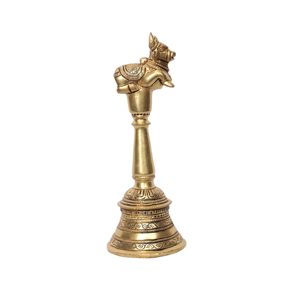 Brass Nandi Pooja Bell