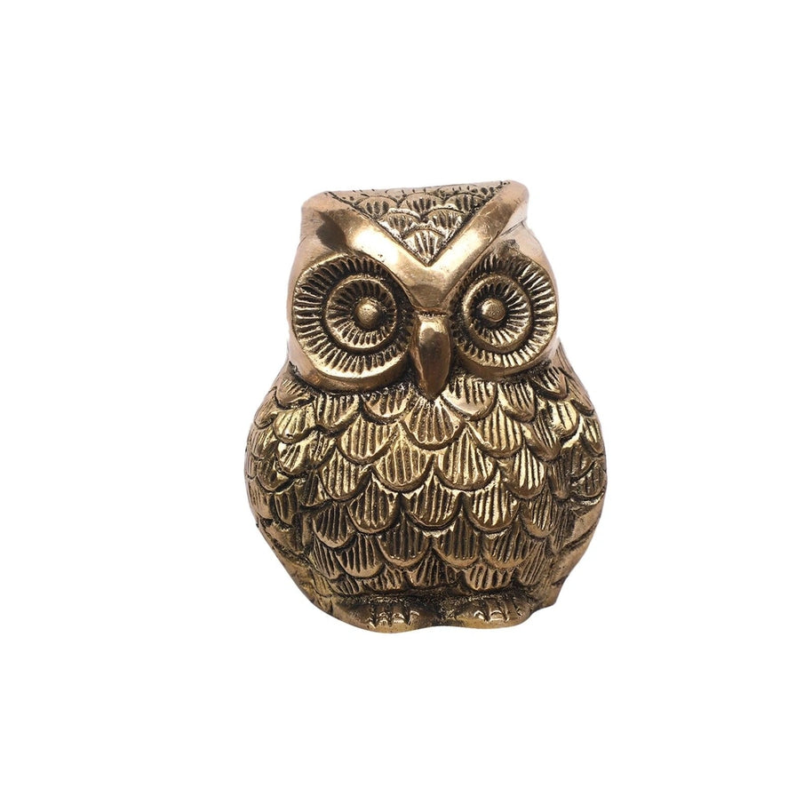 Brass Owl Decor