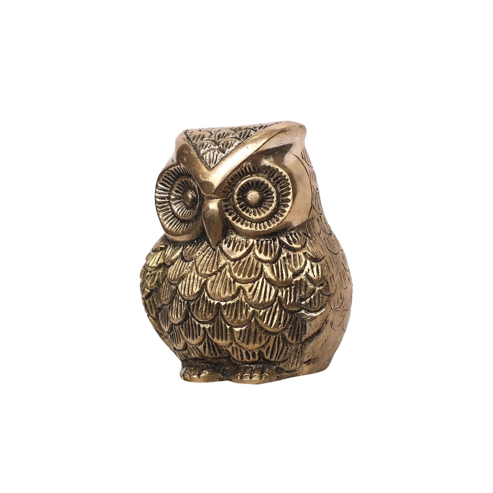 Brass Owl Decor