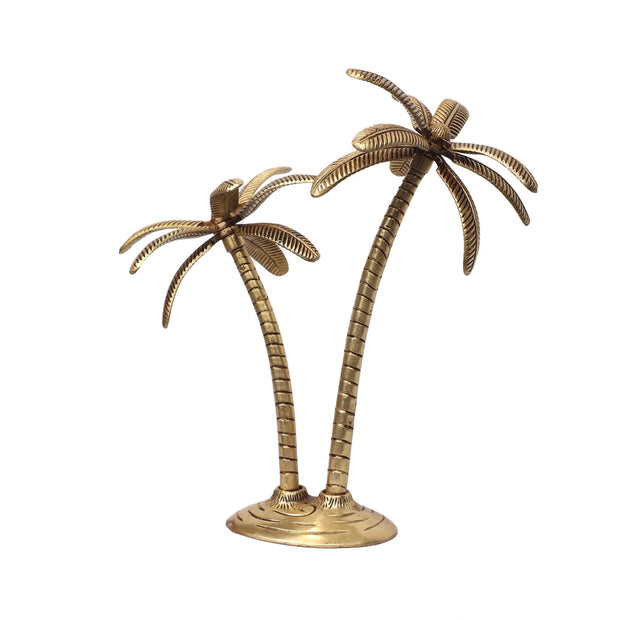 Brass Palm Tree Decor