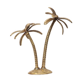 Brass Palm Tree Decor