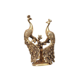 Brass Peacock Pair Table Decor