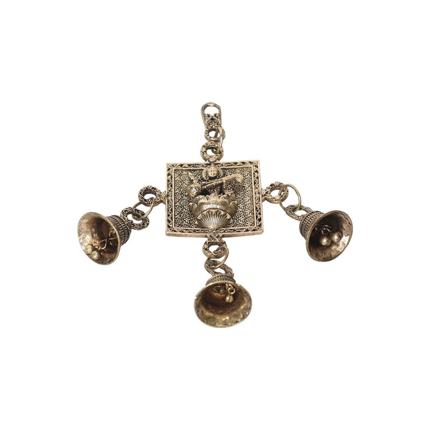 Brass Saraswathi Wall Hanging
