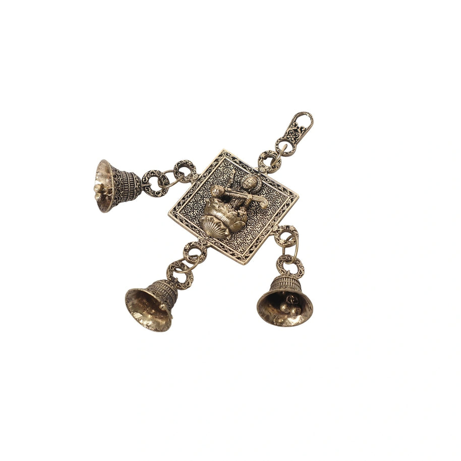Brass Saraswathi Wall Hanging