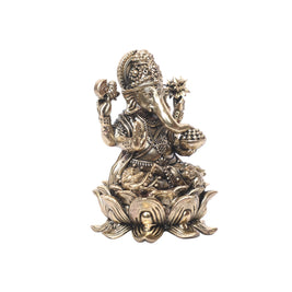 Brass Seated Ganesha