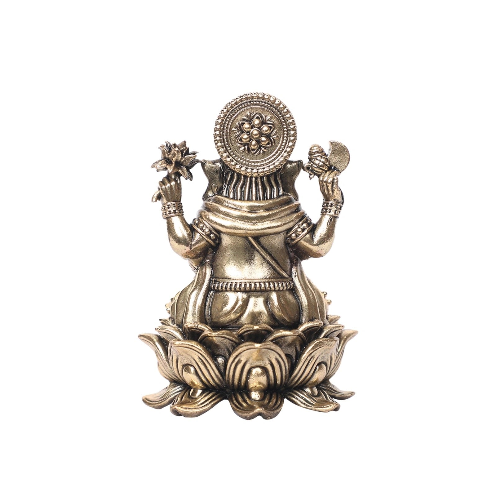 Brass Seated Ganesha