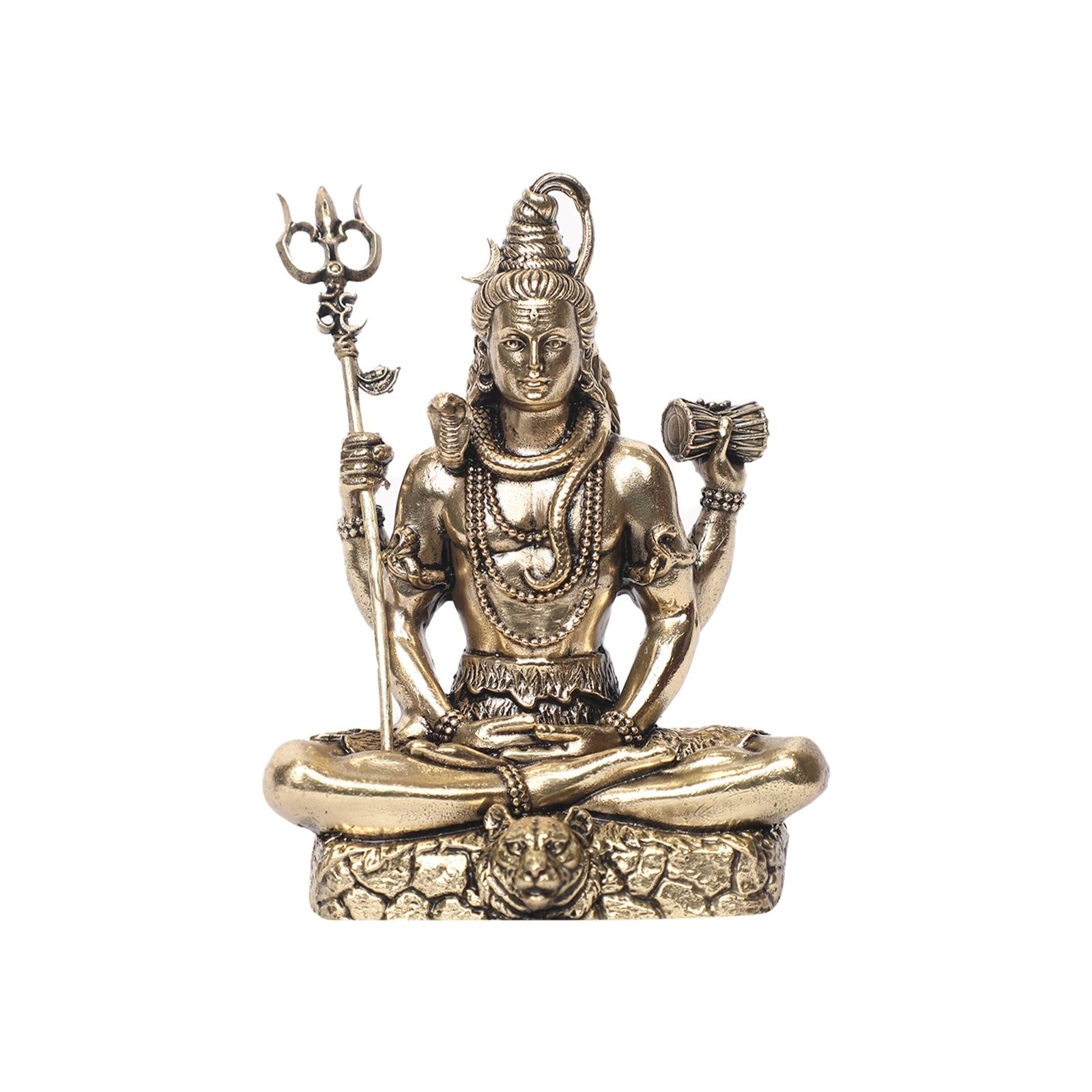 Brass Seated Shiva
