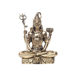 Brass Seated Shiva