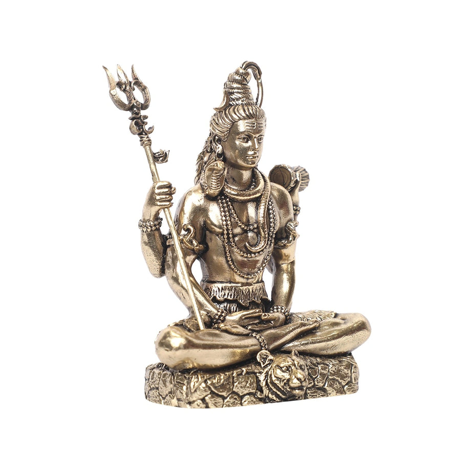 Brass Seated Shiva