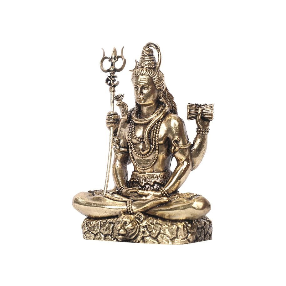 Brass Seated Shiva