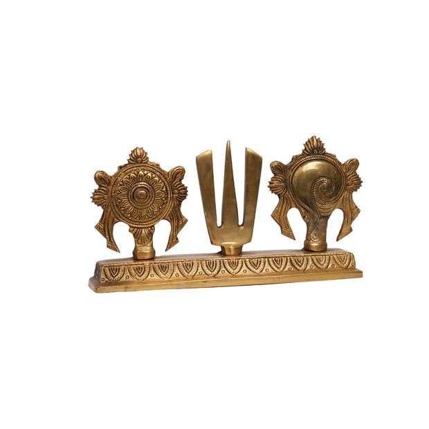 Brass Shanku Chakra