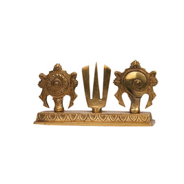 Brass Shanku Chakra