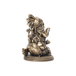Brass Sitting Ganesha Idol