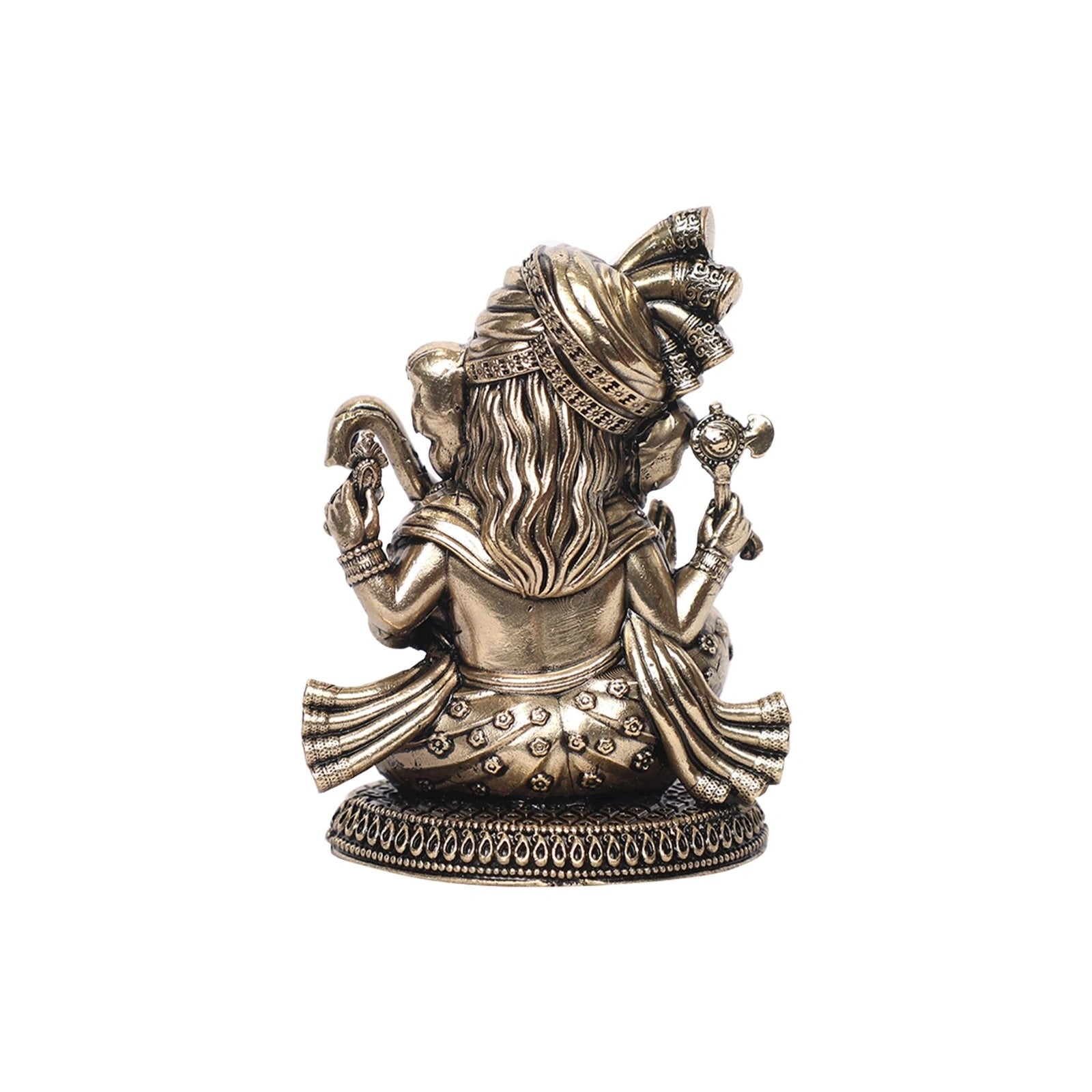 Brass Sitting Ganesha Idol