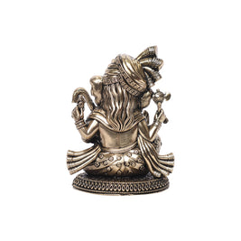 Brass Sitting Ganesha Idol