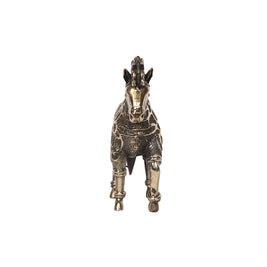 Brass Standing Horse Decor