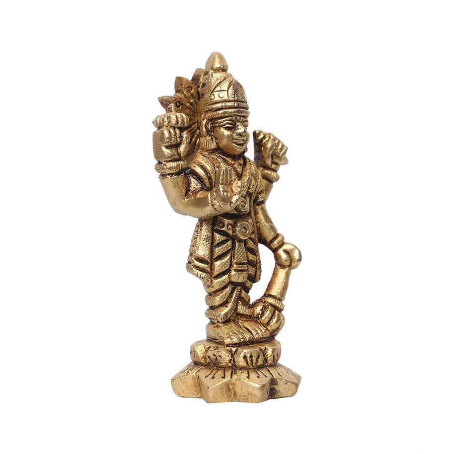 Brass Standing Vishnu Idol