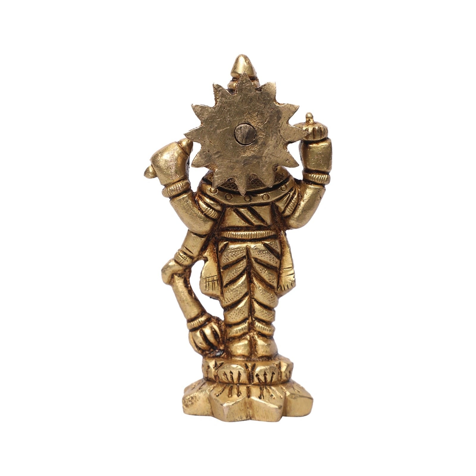 Brass Standing Vishnu Idol