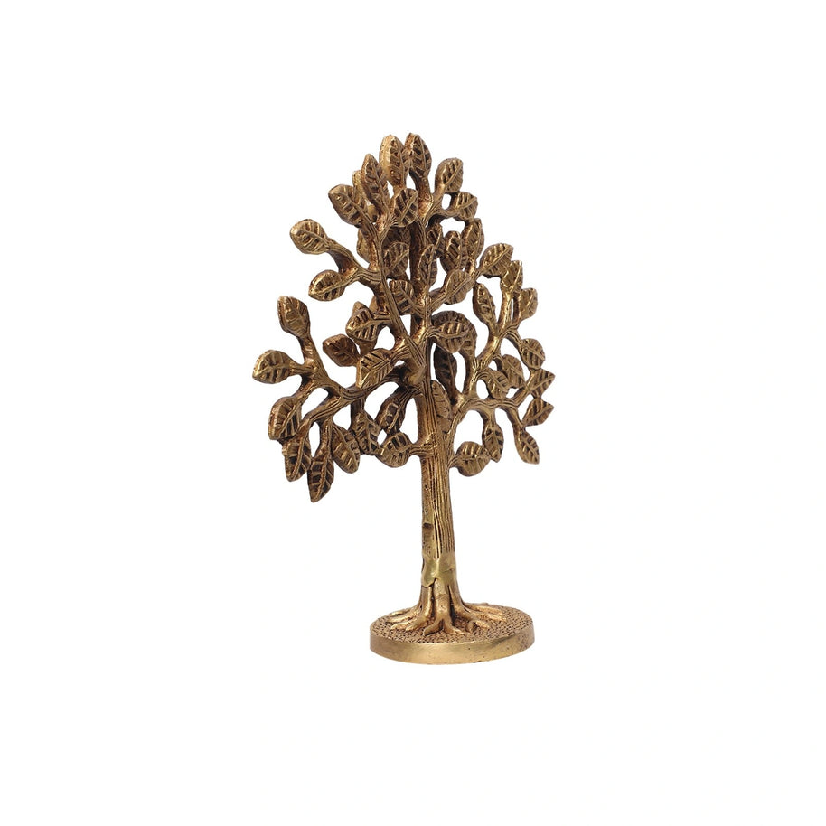 Brass Tree Decor
