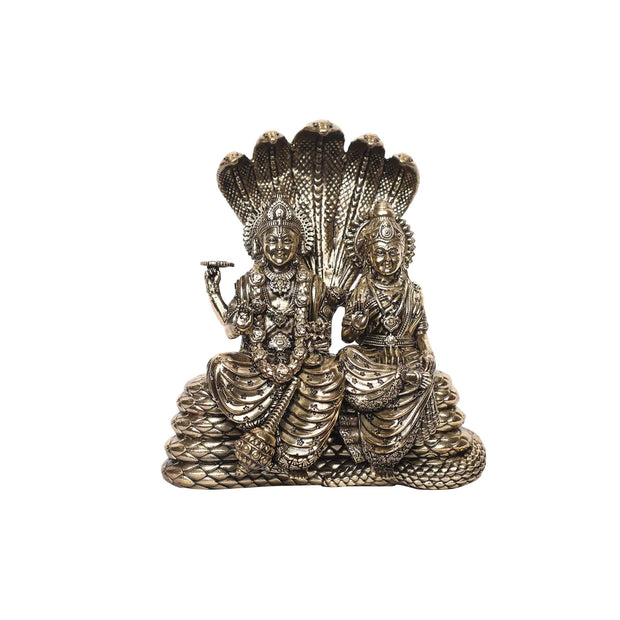 Brass Vishnu Lakshmi Idol