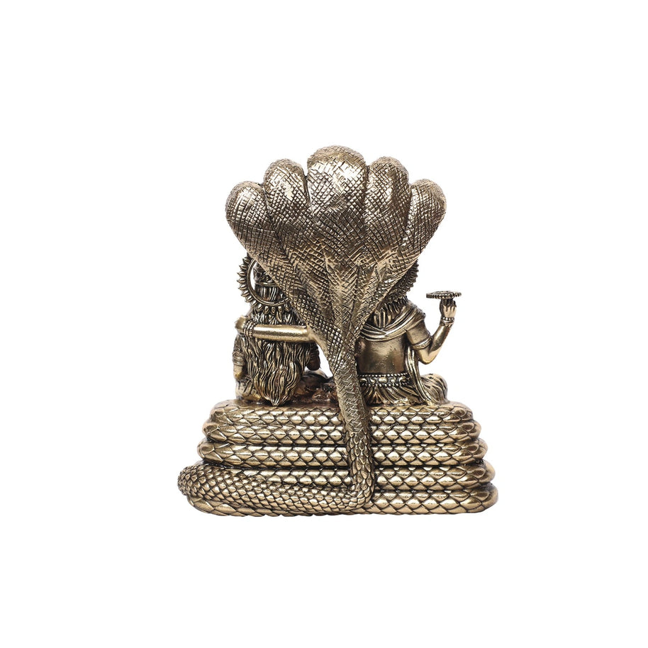 Brass Vishnu Lakshmi Idol