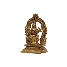 Traditional Bronze Saraswati Idol