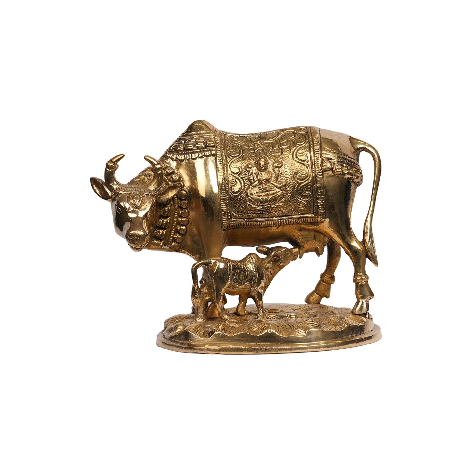 Brass Cow and Calf