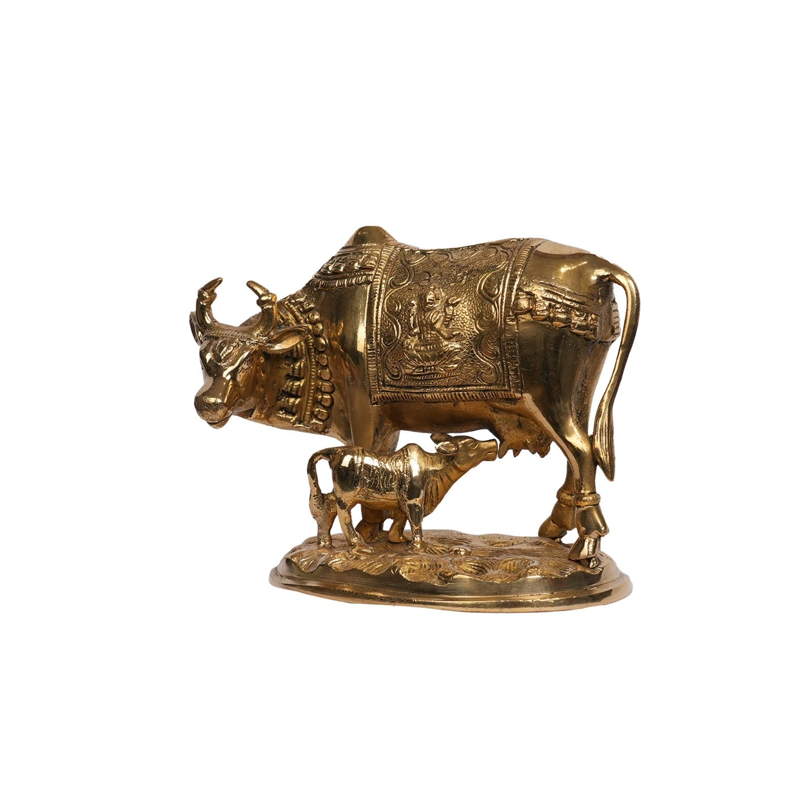 Brass Cow and Calf