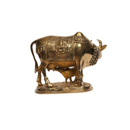 Brass Cow and Calf