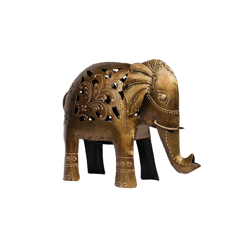 Handcrafted Iron Elephant Figurine