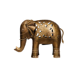 Iron Elephant Figurine for Home