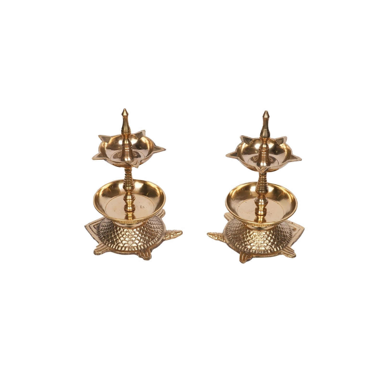 Traditional BrassKanchu Deepam – Set of 2