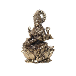 Brass Saraswathi Idol