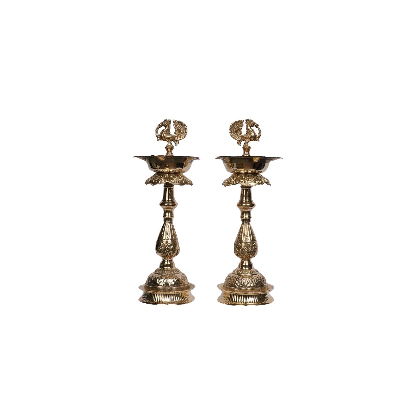 Brass Mahalakshmi Murga Lamp