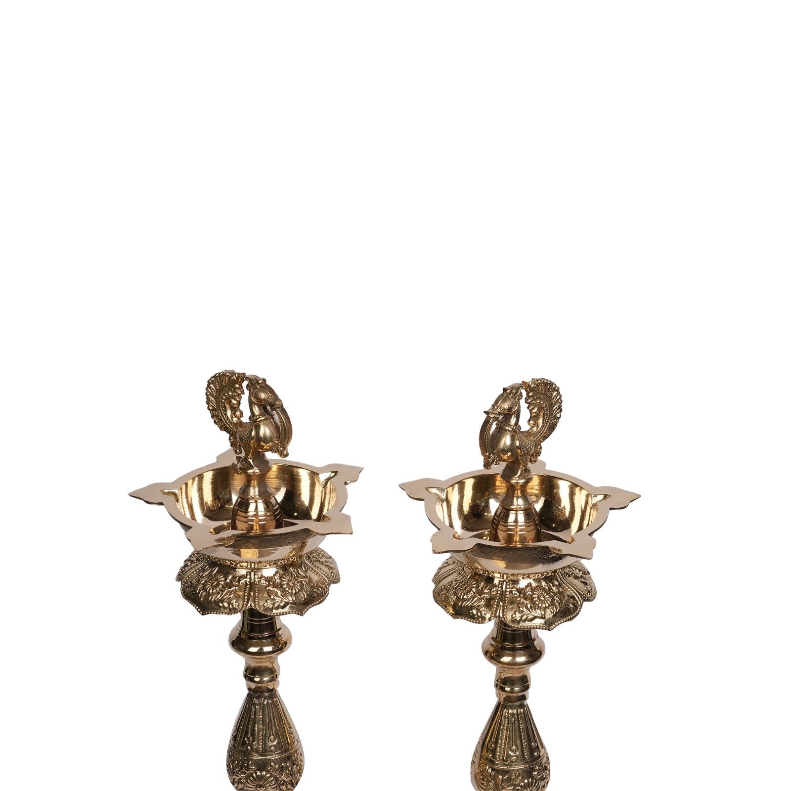Brass Mahalakshmi Murga Lamp