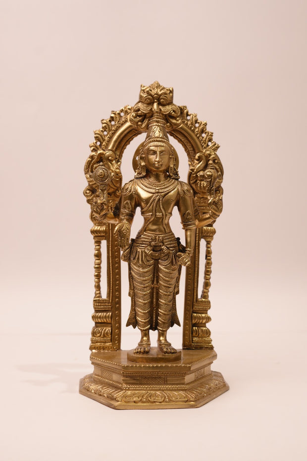 Bronze Arch Narayana Idol