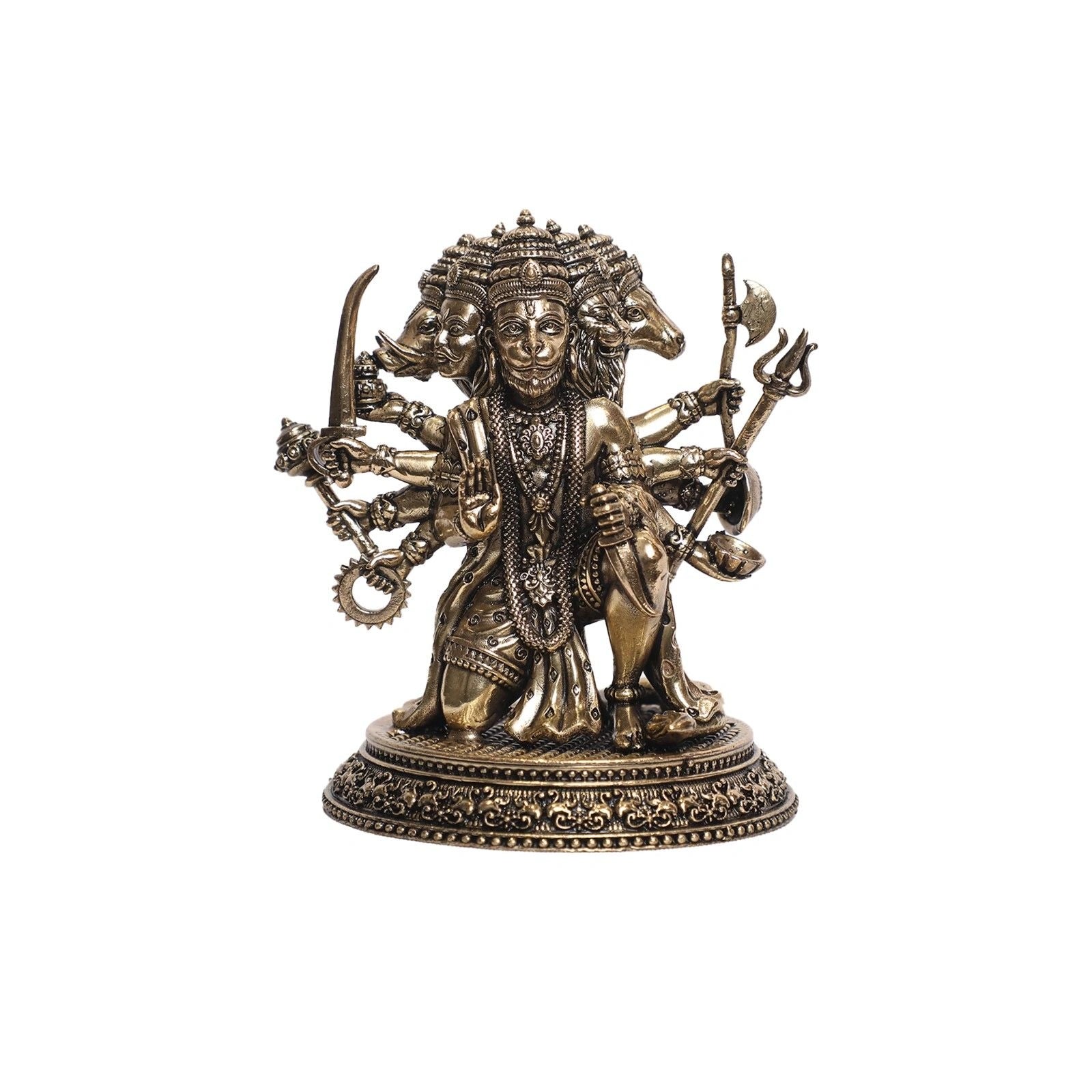 Brass Panchamukhi Hanuman