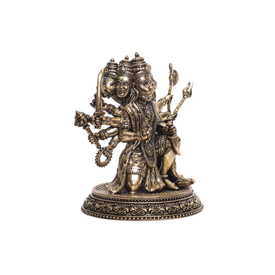 Brass Panchamukhi Hanuman