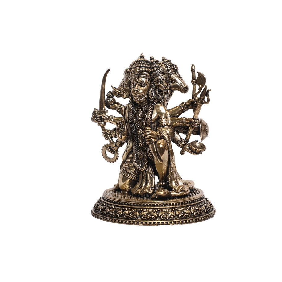 Brass Panchamukhi Hanuman